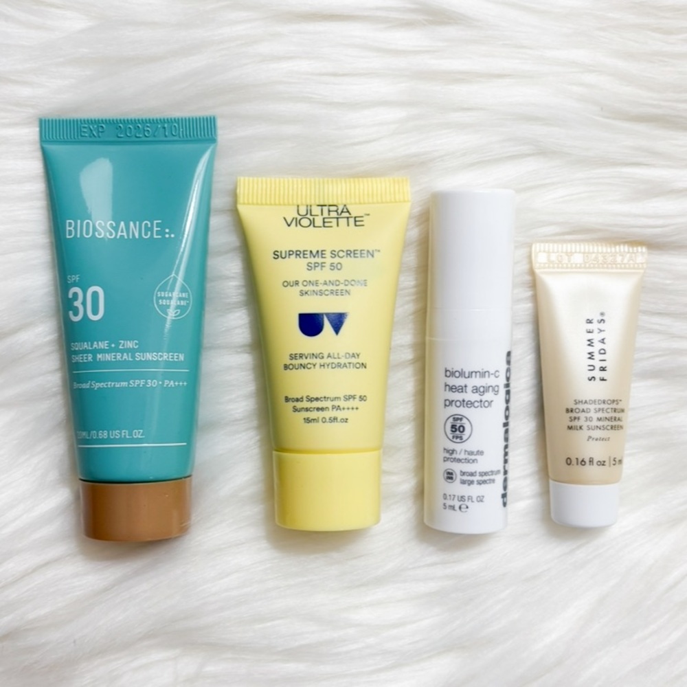 4 Piece Sunscreen Mini Bundle